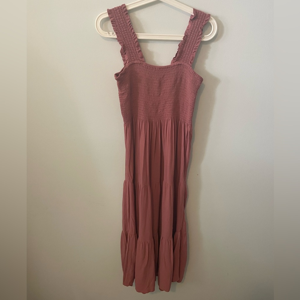 Summer Pink Sleeveless Dress - Picture 2 of 2